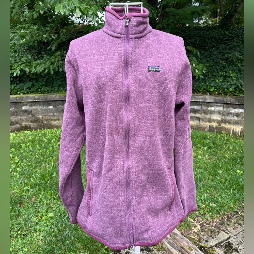 Women’s Patagonia Purple Full-Zip Better Sweater Fleece Jacket Size M